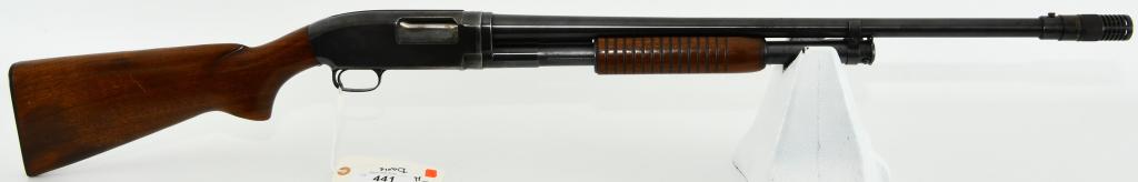 Winchester Model 12 Pump Action 12 Gauge Shotgun: Up Next We Have a Winchester Model 12 Pump Shotgun Chambered in 12 Gauge, 27" Round Barrel Including the Poly Choke, Front Bead Sight, Serial #1373016 Dates to 1953. Overall Appears in Great Condition