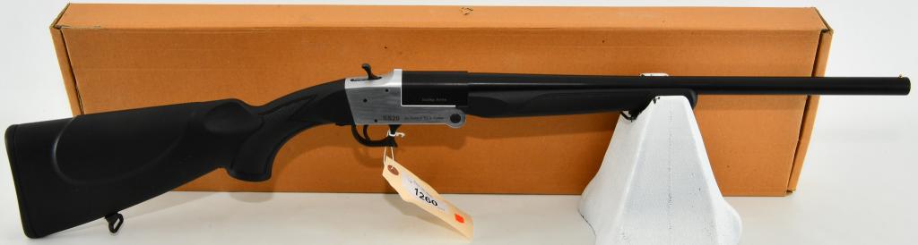 Brand New FedArm SS20 Single Shot 20 Ga Shotgun: Up Next We Have a Brand New FedArm SS20 Single Shot 20 Gauge Shotgun. It Comes in The Factory Box, More From The Internet Below: The SS20 20 Gauge Single Shot Shotgun features a 20" smooth bore barrel