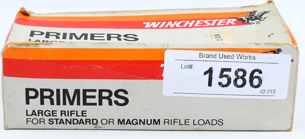 600 Count Winchester Large Pistol Primers #7: 600 Count Winchester Large Rifle Primers #7 WLR Up Next We Have 800 Winchester Large Rifle Primers #7 WLR / WSR & Small Rifle Primers , for standard or magnum rifle Loads, These non-corrosive, all wea