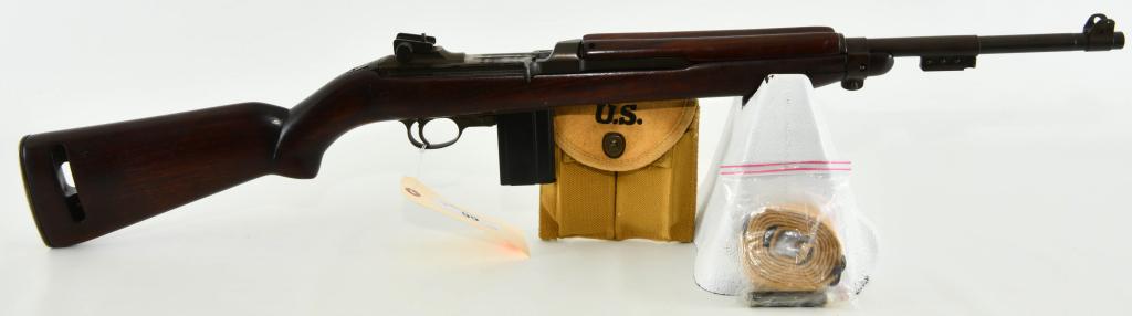 Winchester Marked M1 Carbine Semi Auto Rifle .30: Up Next is a Rare M1 Carbine as manufactured by the Winchester Repeating Arms Co. Serial # 5830746, Dates to 1944. The top of the receiver is marked "U.S. CARBINE / CAL 30 M1", the rear of the receive