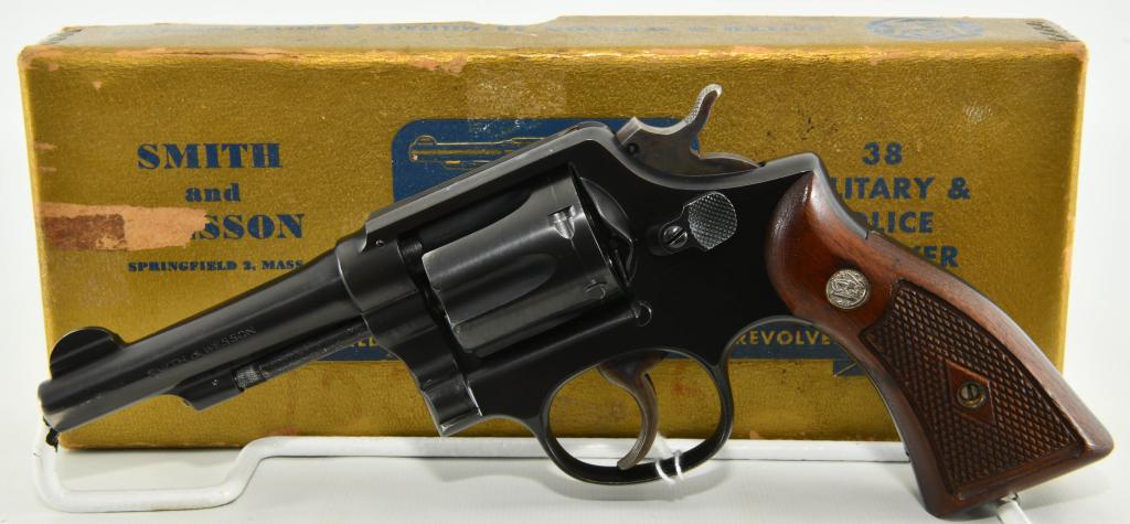 Smith & Wesson Military & Police Revolver .38 Spl: Up Next We Have a Nice Smith & Wesson Military & Police Revolver Pre Model 10, Chambered in .38 Special, With a 4" Barrel, and Comes in The Factory Box and Appears in Excellent Condition. The S&W .38