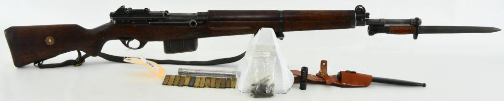 Fabrique Nationale SAFN FN 49 Battle Rifle 8MM: Up Next We Have a Nice example of an FN Model 1949 Battle Rifle that was part of an Egyptian Military Contract. The FN49 was designed by the Belgian manufacturer Fabrique Nationale before WWII; howeve
