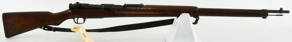 Arisaka Type 38 Kokura Aresenal Rifle 6.5 Jap: Up Next We Have a Arisaka Type 38 Military Rifle, Kokura Arsenal Marked, Chambered in 6.5 Jap, Intact Mum, Split at Wrist in Stock, Comes With Leather Sling and Cleaning Rod, Overall Appears in Good W