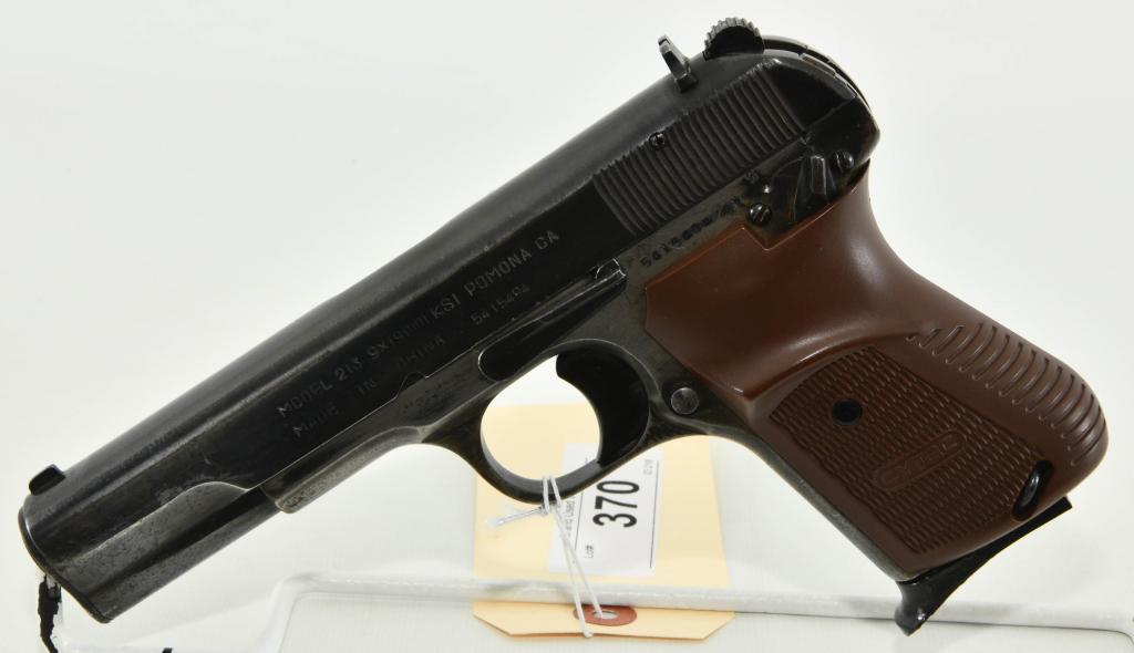 Norinco Tokarev Type 54 Model 213 9mm: Up Next is a Norinco Model 213 9x19mm Semi Auto Pistol. The pistol features a 4 1/2" barrel, blued finish, and manual safety. It Comes With One Magazine. Overall Appears in Good Condition, Equipped Wi