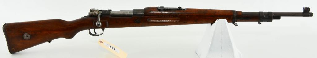 Fabrica de Itajuba - Brasil Model 08/34.30 Mauser: Up Next We Have a Fabrica de Itajuba - Brasil Model 08/34.30 IMBEL Mauser, Chambered in .30-06, Matching Numbers With Bent Bolt, Brazillian Crest, and Overall Appears in Great Condition.