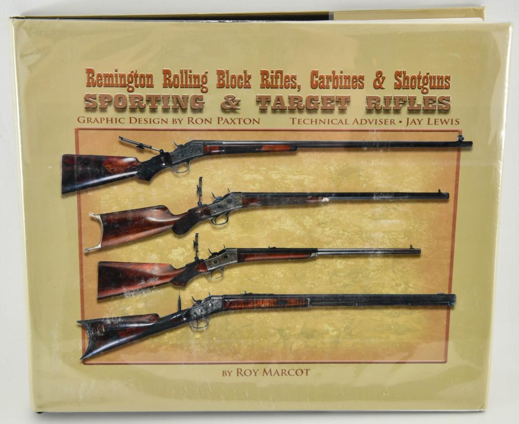 Remington Rolling Block Rifles, Carbines & Shotgun: Remington Rolling Block Rifles, Carbines & Shotguns; Sporting and Target Rifles Roy Marcot Hardcover First Edition Copyright 2009 This nice pre owned book comes with dust jacket. Roy Marcot's long-awa