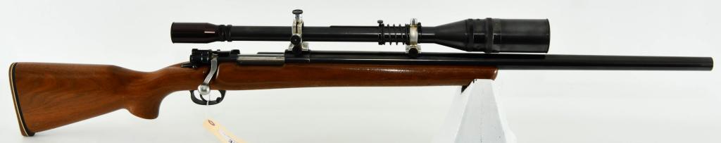 Custom Competition Target Rifle W/ J. Unertl Scope: Up Next We Have a Custom Competition Target Rifle on a Mauser Modelo Argentino 1909 Action Marked Deutsche Waffen-UND Munitionsfabriken Berlin, Serial # C0433, Equipped With a Custom 26" Heavy Bull Ba