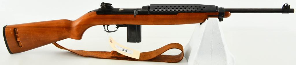 Plainfield Machine M1 Carbine Semi Auto Rifle .30: Up Next is a Plainfield Machine M1 Carbine Semi Auto Rifle Chambered in .30 Carbine, Topped with a heat shield, Comes With One Magazine, Leather Sling That has a Torn Front Buckle, and Overall Appears