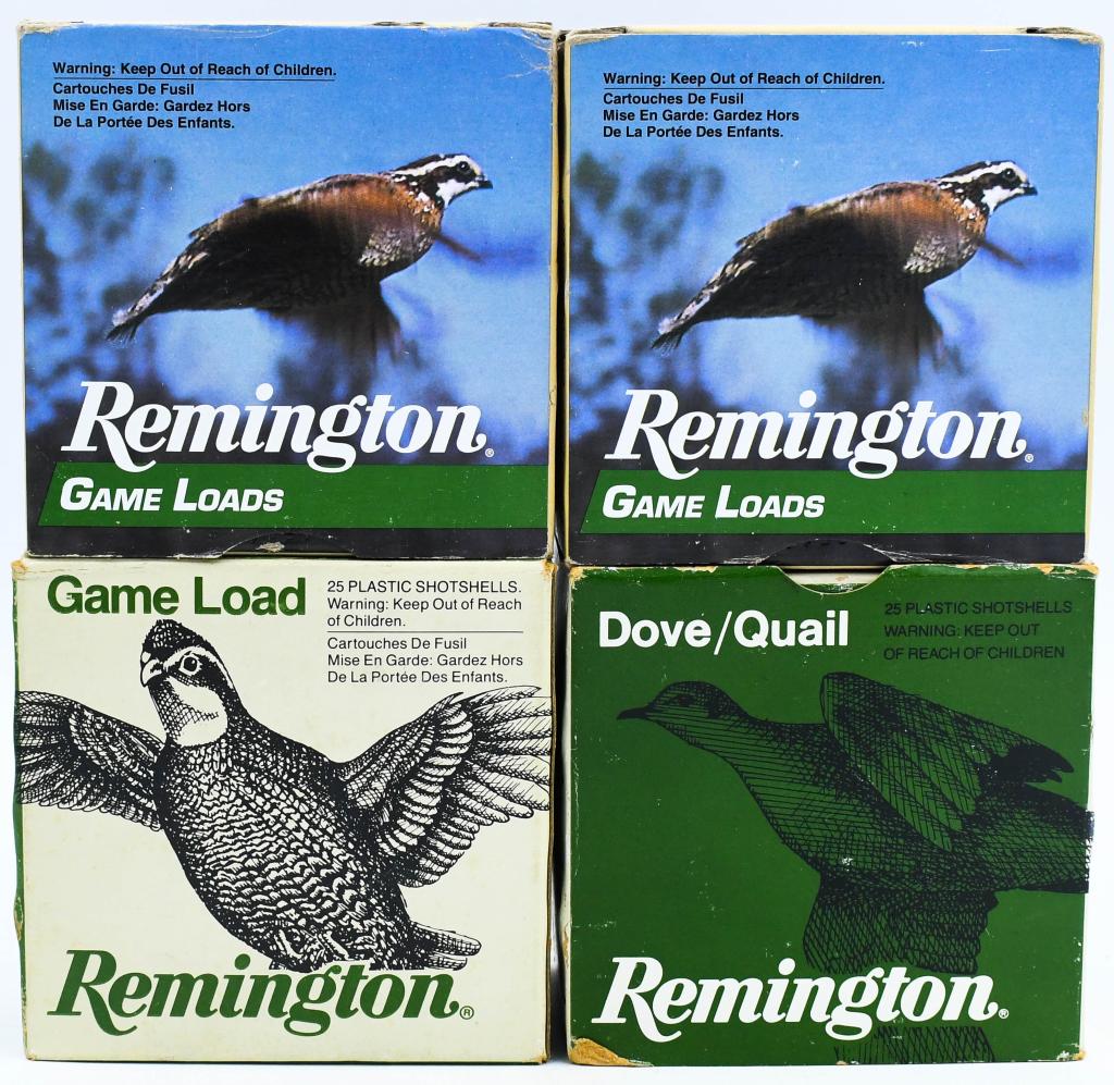 100 Rounds of Remington 16 Ga shotshells: 100 Rounds of Remington 16 Ga shotshells, 75 Rounds Are Game Load, & 25 Rounds Are Dove & Quail Loads