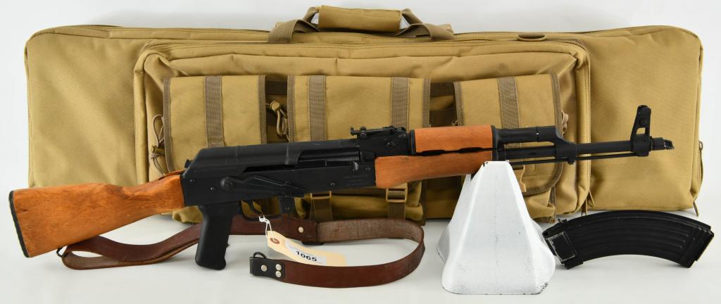 Century Arms WASR-10 Semi Auto AK-47 Rifle 7.62x39: Up Next We Have a Century Arms WASR-10 Semi Auto AK-47 Rifle Chambered in 7.62x39, Receiver Marked Romarm/Cugir, hard chrome-lined hammer forged barrel, stamped receiver, G2 Trigger Group, One Hi Cap 