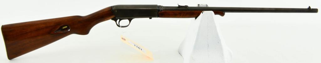 Remington Model 24 Take Down Rifle .22 Short: Up for auction is a really neat Remington Model 24 Takedown Auto Loading Rifle in .22 Short caliber. Browning semi-auto design. This rifle features a 19" round barrel, walnut plain pistol grip stock, 
