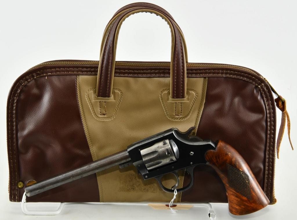 Iver Johnson Target Sealed 8 Revolver .22 LR: Up Next We Have a Iver Johnson Target Sealed 8 Second Model Revolver Chambered in .22 LR with a 6" Barrel, and Wood Grips. Produced From 1947 - 1954. Overall in Good Condition for Age and Comes in a P