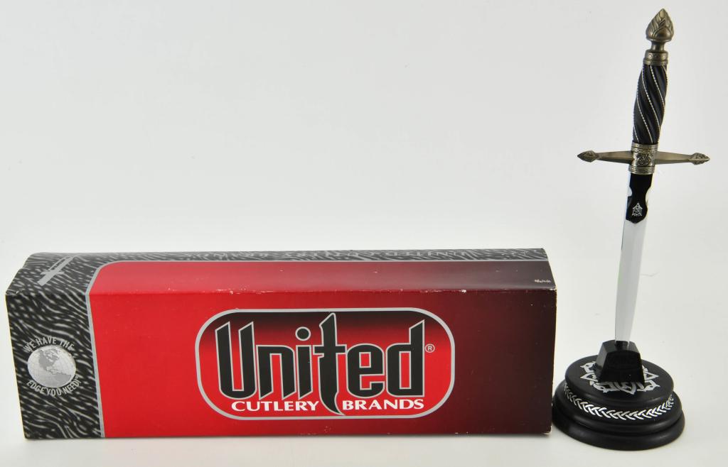 New in The Box United Cutlery Mini Dagger: New in The Box United Cutlery Mini Dagger, Measures Approx 8.5" Long Overall, Comes Brand New in The Original Box , Stainless Steel Blade , Also Comes With Sheath