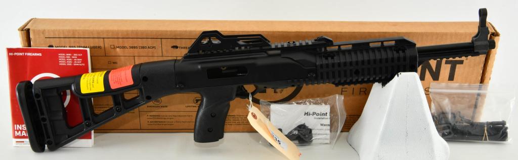 NEW Hi Point Carbine Model 995 TS 9MM Rifle: Up Next is a Brand New Hi Point Carbine Rifle Model 995 Chambered in 9X19 MM, This Carbine comes With 1 factory magazine, and In The Factory Box With Sling and Paperwork. More from the internet below: