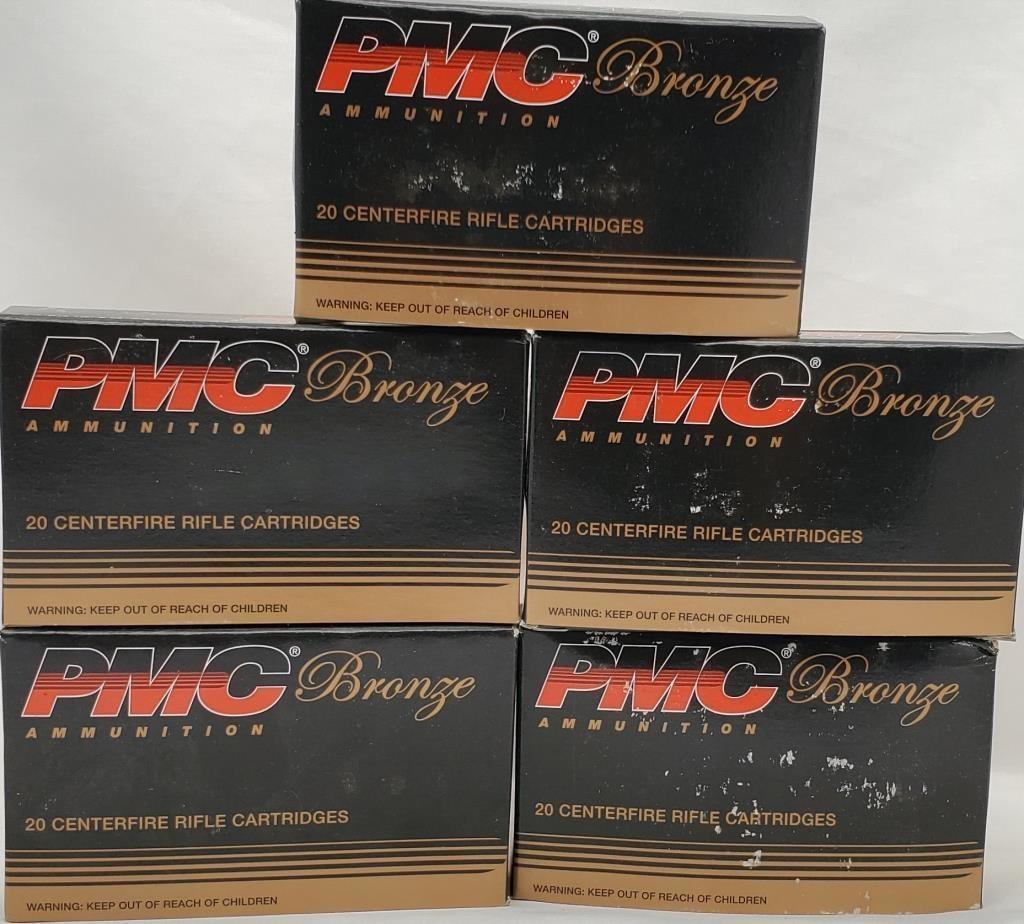 100 Rounds PMC Bronze .308 Winchester Ammo: 100 Rounds PMC Bronze .308 Winchester Ammunition PMC Bronze .308 Winchester Ammunition 147 Grain FMJ 2780 fps PMC's Bronze family of products offers reliable performance at an affordable price. Design