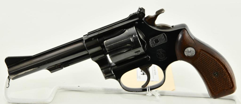 Smith & Wesson Model 34 Kit Gun .22 LR: Up Next We Have a Nice Smith & Wesson Model 34 22/32 Kit Gun Chambered in .22 LR, Equipped With a 4" Barrel, Original Factory Grips With The S&W Medallions, Serial # 59413, and Appears in Excellent Co