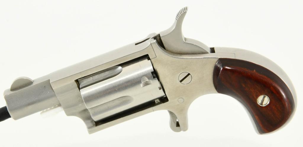 NAA Mini 5 Shot Revolver .22 LR: Up Next We Have a Cute Little North American Arms Mini 5 Shot Revolver Chambered in .22 LR, Rosewood Bird’s Head Grips, Needs a Cylinder Pin! Can be ordered on Ebay, Numrich, etc...