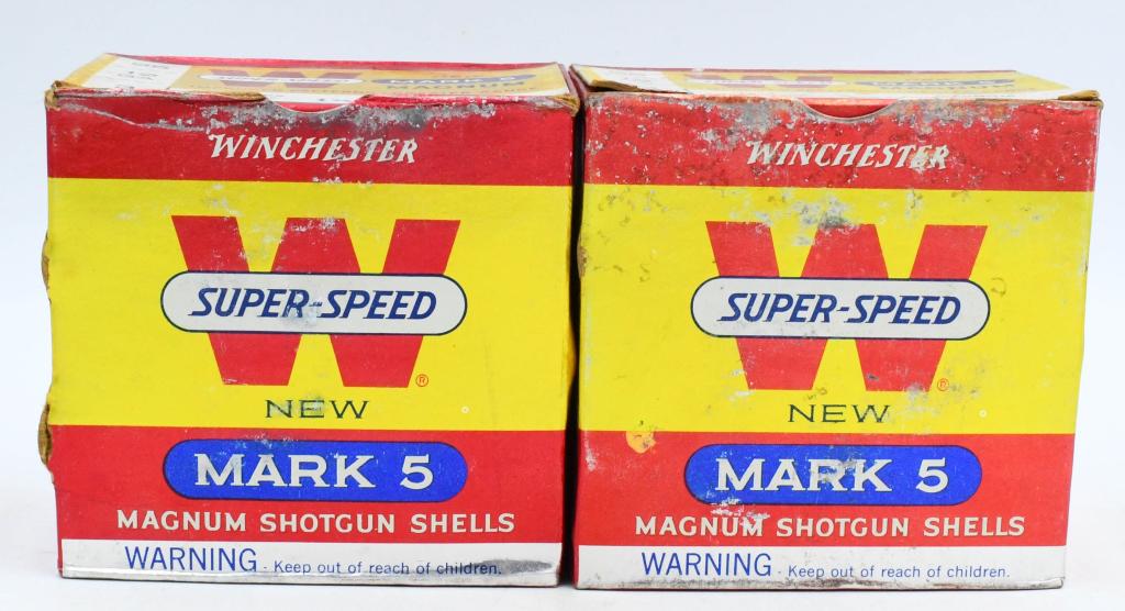 50 Rounds of Winchester Mark 5 12 Ga Shotshells: 50 Rounds of Winchester Mark 5 12 Ga Shotshells, 3" Improved Pattern Magnum Load Plastic Shotshells Made in USA