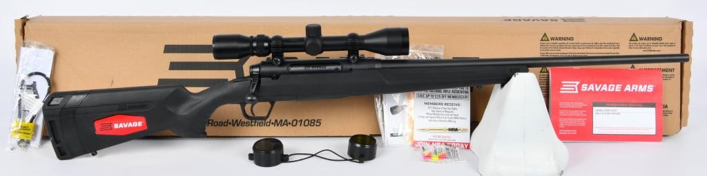 NEW Savage Axis XP Bolt Action Rifle 6.5 Creedmoor: Up Next We Have a Brand New Savage Axis XP Bolt Action Rifle Chambered in 6.5 Creedmoor, 22" Barrel, 4 Round Detachable Box Magazine, Topped With a Weaver 3-9x40 Riflescope, Synthetic Stock, Matte Bla