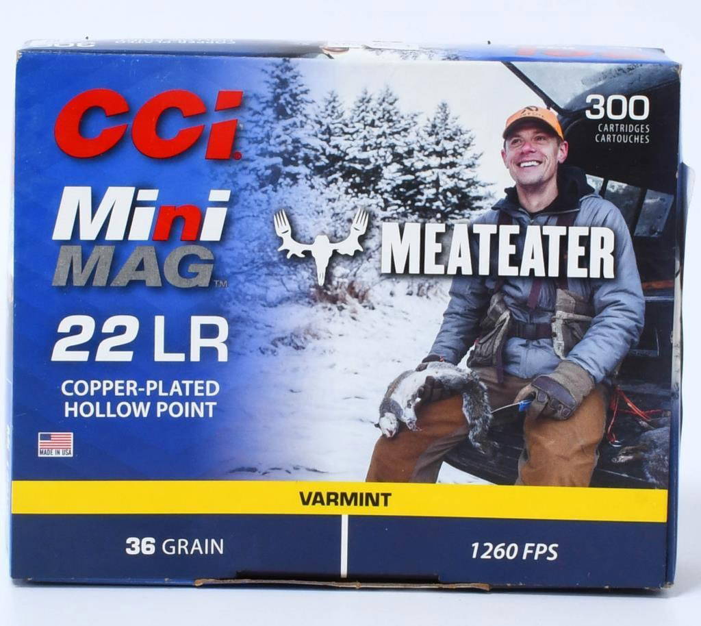 300 Rds Cci Minimag Meateater Edition .22 Lr Ammo Auction