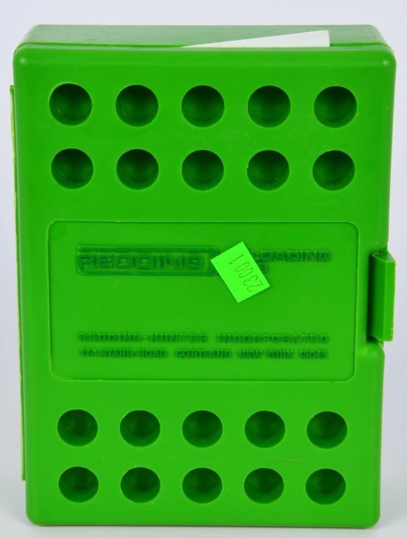 3 Redding Reloading Dies For .308 Win: 3 Redding Reloading Dies For .308 Win Includes Taper CR Die, Also Comes With Plastic Storage Container