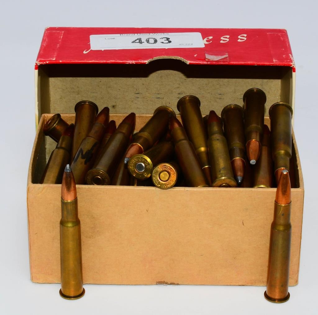 73 Rounds Of Reman .3040 Krag Ammunition Auction