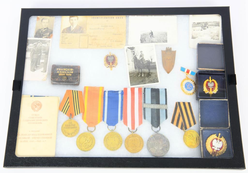 Display of Vintage Foreign Shooting Medals: Up Next We Have a Display of Vintage Foreign Shooting Medals, Pictures and Austrian Alien Identification.