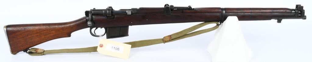 Enfield Ishapore 2A Rifle 1965 Indian 7.62 R.F.I.: Here we have a Very Nice & Clean R.F.I. Enfield Rifle Chambered in 7.62 and appears in all original configuration, good furniture, 118 Rack Mark on the Left side of the stock, Comes WIth One Magazine,