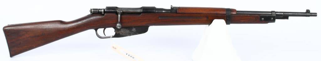 S.A. Marked R.E. Terni Carcano 7.35: Up Next We Have a R.E. Terni 1939 XVIII M38 Carcano Bolt Action Rifle WW2-era Italian Terni rifle chambered for the 7.35 Carcano (7.35?51mm) cartridge. It is S.A. Finnish Marked. It was manufactured i