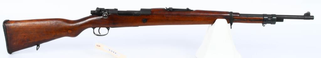 Columbian 98 Mauser Rework .30-06: This rifle began as a 7x57 Mauser, made for Colombia by Steyr in Austria, CZ in Czechoslovakia, or Fabrique Nationale in Belgium. In the 50's many were reworked ("Reformado") to the U.S. .30-'06 calib