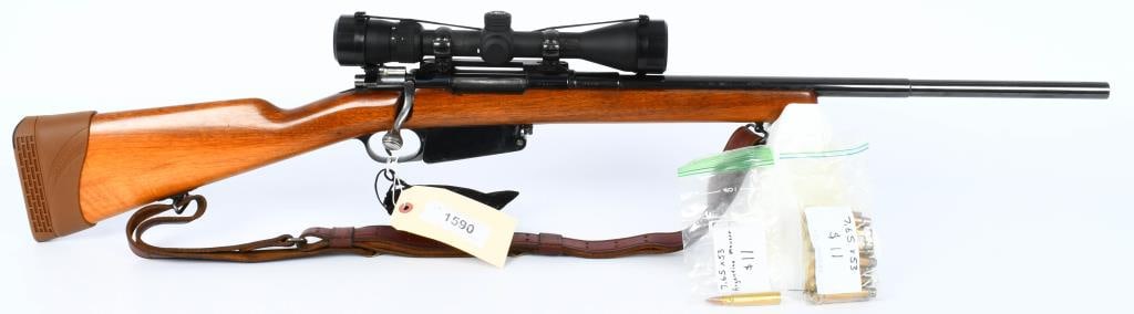 Mauser Modelo Argentino 1891 Sporter Rifle: Up Next We have a Mauser Modelo Argentino 1891 Sporter, Chambered in 7.65 Argentine, Manufactura Loewe Berlin, Overall in Fair Sporter Condition, Topped With a Vortex Diamondback 4-12X40 Scope, and Th