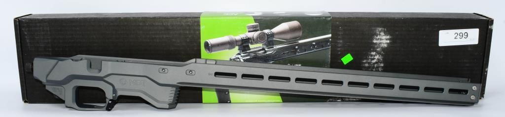 MDT Adjustable Core Competition Chassis System: Hello, avid bidders! Get ready to revolutionize your shooting game with the MDT Adjustable Core Competition Chassis System. This chassis system is designed for Remington 700 Short Action Right-Handed