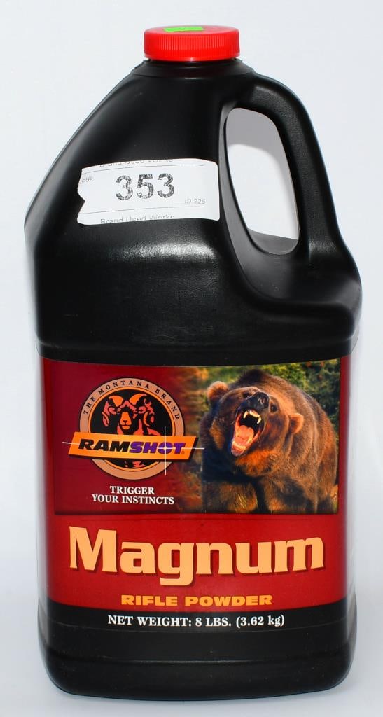 8 LB Container Ramshot Magnum Rifle Gun Powder: 8 LB Container Ramshot Magnum Rifle Gun Powder, MAGNUM is the ultimate high performance magnum rifle powder. It provides outstanding performance from the popular 7mm Rem Mag and 300 Win Mag through th