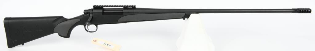 Remington Model 700 Bolt Action Rifle 7MM Rem Mag: Embark on precision shooting with the Remington Model 700 Bolt Action Rifle, a formidable firearm chambered in 7MM Rem Mag. This rifle boasts a synthetic two-tone stock featuring intricate etching des