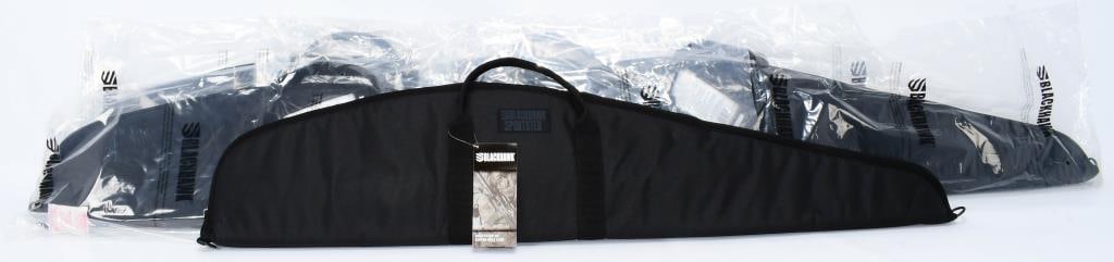 5 NWT Blackhawk Sportster Scoped Rifle Case 44": Hello, firearm enthusiasts! Elevate your rifle transportation with this Tactical Upgrade: 5 NWT Blackhawk Sportster Scoped Rifle Cases. In sleek black and designed for scoped rifles, these cases offer