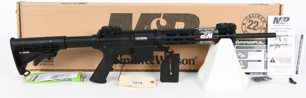 NEW Smith & Wesson M&P15-22 Sport .22 LR: Introducing the Smith & Wesson M&P15-22 Sport, a versatile and reliable .22LR rifle designed for both seasoned shooters and beginners alike. This firearm features a 16.5" barrel, providing optimal bal