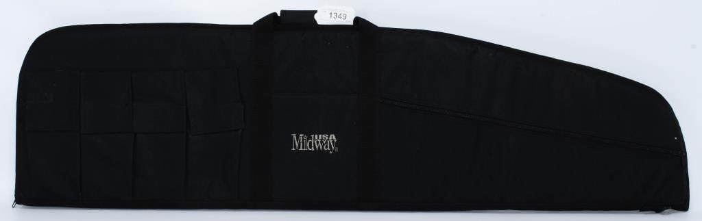 New Midway USA Tactical Soft Padded Rifle Case: Hello, firearm enthusiasts! Step into the realm of tactical excellence with this Tactical Versatility: New Midway USA Soft Padded Rifle Case. In sleek black, this case boasts four side pouches for ext