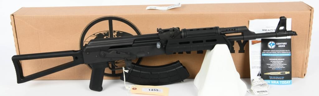 Century Arms VSKA 7.62x39 AK-47 Semi Auto Rifle: Introducing the Century Arms VSKA, a true American-made AK-47 that stands out in both function and style. Crafted with precision and attention to detail, this rifle is a testament to modern manufactur