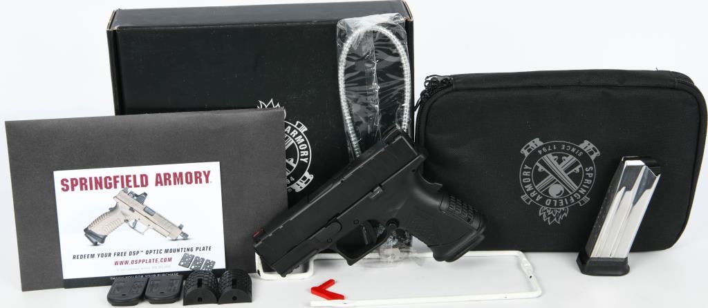 NEW Springfield Armory XD-M Elite Compact OSP 9mm: The brand-new Springfield Armory XD-M Elite Compact OSP is a cutting-edge addition to the XD-M Elite series, featuring a 3.8" barrel and chambered in 9mm. Designed for concealed carry, this EDC-ready