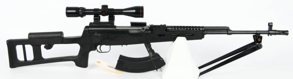 Chinese Norinco SKS Semi Auto Rifle 7.62X39: Introducing the Chinese Norinco SKS Semi Auto Rifle, chambered for 7.62X39, a reliable and classic firearm that has been enhanced for modern functionality. This SKS has undergone customization to meet