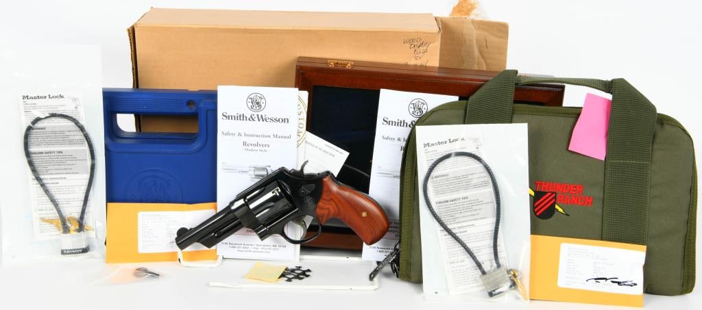 Smith & Wesson Thunder Ranch Model 21-4 .44 Spl: Smith & Wesson Thunder Ranch Model 21-4 Revolver - Crafted for Excellence in .44 Special Enter the realm of superior craftsmanship with the Smith & Wesson Thunder Ranch Model 21-4 Revolver, a symbol o
