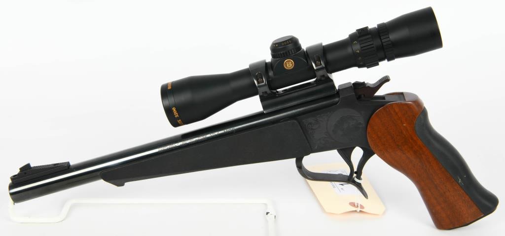 Thompson Center Arms Single Shot .357 Magnum: Thompson Center Arms Single Shot Pistol - Precision in .357 Magnum Introducing the Thompson Center Arms Single Shot Pistol, a masterpiece of precision chambered in .357 Magnum. With its formidable 12"