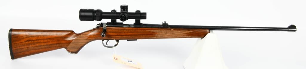 BRNO Model 1 Bolt Action Training Rifle .22 LR: Up Next is a Nice BRNO Model 1 Bolt Action Training Rifle Chambered in .22 LR, It COmes WIth One Detachable Magazine, and Topped WIth a Suliko 1.5-5X20ME Scope. Appears in Great Pre-owned Condition.