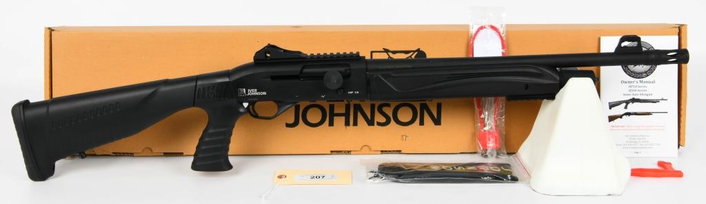 NEW Iver Johnson HP18-12 12 Ga Semi-Auto Shotgun: Up Next is a Brand New Iver Johnson HP18-12 12 Gauge Semi-Auto Shotgun With a 18.5" Barrel, 3" Chamber, 5 Rounds, F/O Front and Ghost Ring Rear Sight, Synthetic Convertible Pistol Grip Stock, Matte Bl