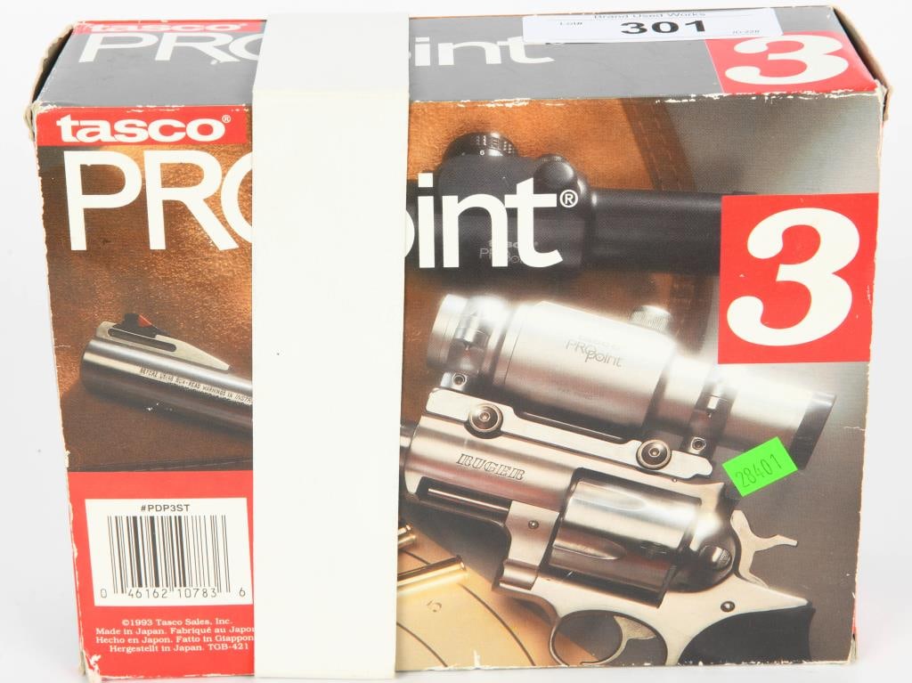 Tasco PROpoint 3 Illuminated Optical Sight: Tasco's 1x25 ProPoint has been a choice of competitive pistol and revolver shooters, turkey hunters and slug gun hunters for years. Built to be fast, the 1x25 ProPoint delivers pinpoint accuracy with 