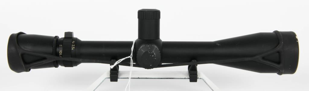 Leupold Vari-X III 3.5 x 10 Riflescope: Lot contains a real nice pre owned Leopold Vari-X III 3.5x10 Riflescope- optics are clear and crisp, the cross hair looks super, scope measures approx 12.5" in length, with a 1" tube, minor marks from