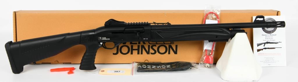 NEW Iver Johnson HP18-12 12 Ga Semi-Auto Shotgun: Up Next is a Brand New Iver Johnson HP18-12 12 Gauge Semi-Auto Shotgun With a 18.5" Barrel, 3" Chamber, 5 Rounds, F/O Front and Ghost Ring Rear Sight, Synthetic Convertible Pistol Grip Stock, Matte Bl