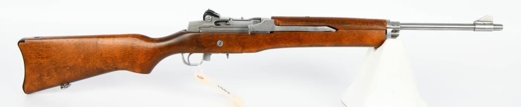 Stainless Classic Mini-14 Semi Auto Rifle .223 Rem: Up Next We Have a Stainless Classic Mini-14 Semi Auto Rifle .223 Rem, Comes With one Magazine, Appears in Great COndition, Serial # 182-34631