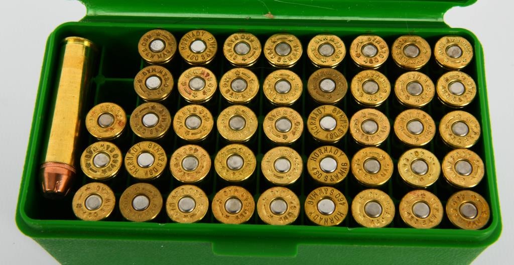 44 Rounds of .460 S&W Ammo: Here is 44 Rounds of .460 S&W Ammo, Starline, and Comes in Plastic Container.