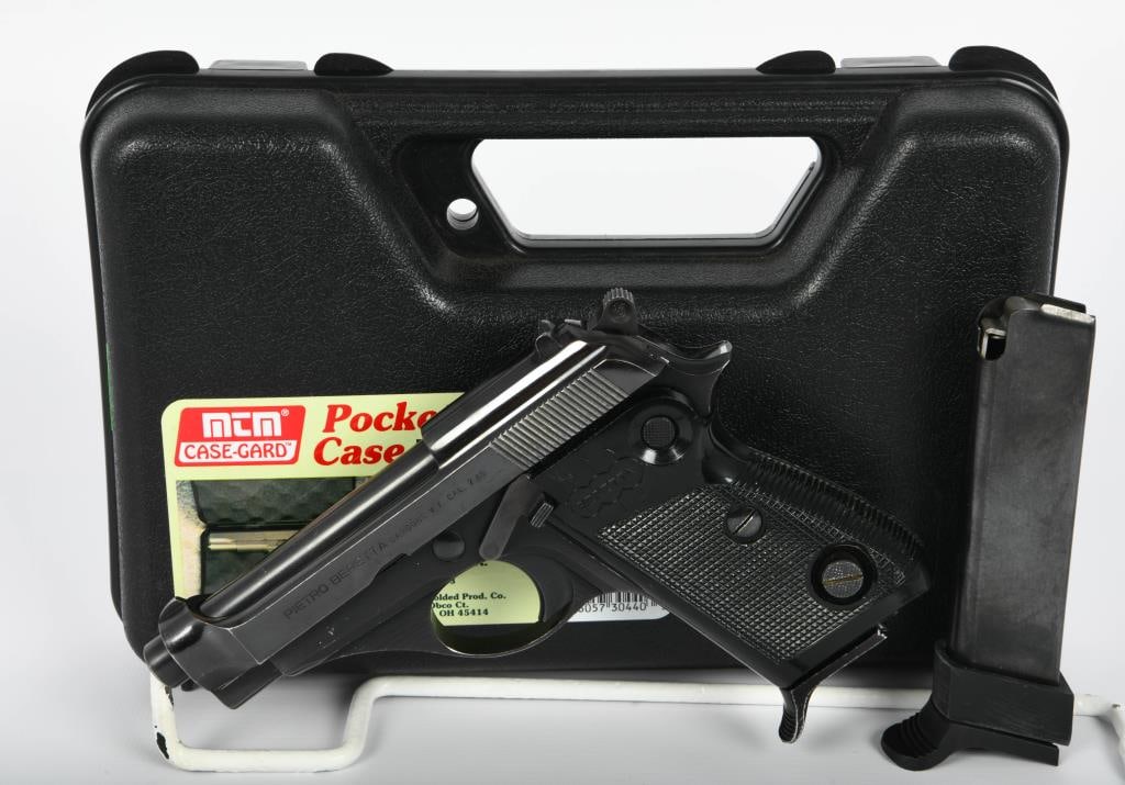 Beretta Model 70 Semi Auto Pistol 7.65 MM: Up Next We Have a Nice Beretta Model 70 Semi Auto Pistol Chambered in 7.65 MM, It COmes With Two Magazines, and a Hardcase, Israeli's Secret Service MOSSAD'S gun of choice. The Beretta Model 70 is cla
